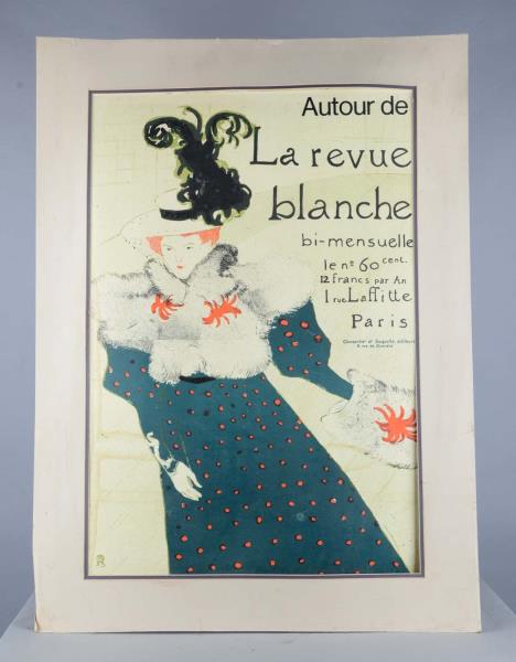 Appraisal: La Revue Blanche Henri de Toulouse-Lautrec Litho This French stone