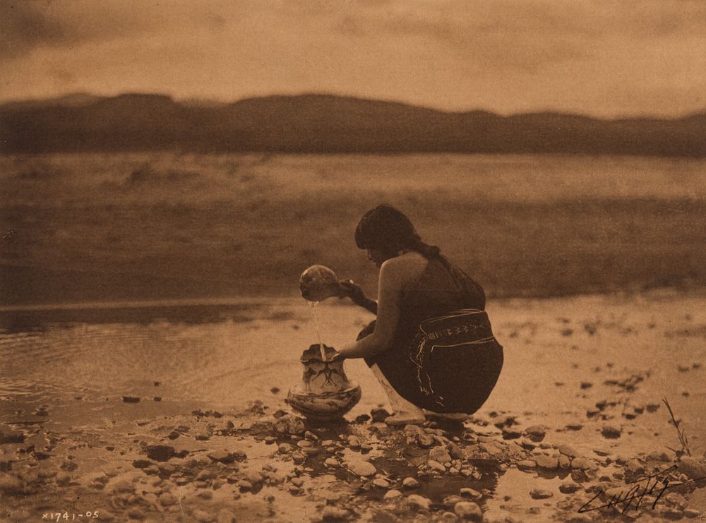 Appraisal: Edward Curtis In the Gray Morning - San Ildefonso Edward