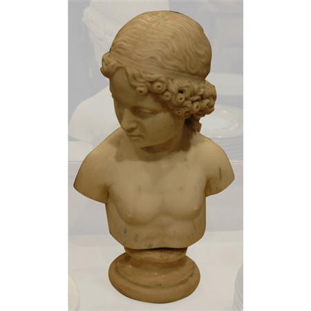 Appraisal: Marble Bust of a Youth Estimate -