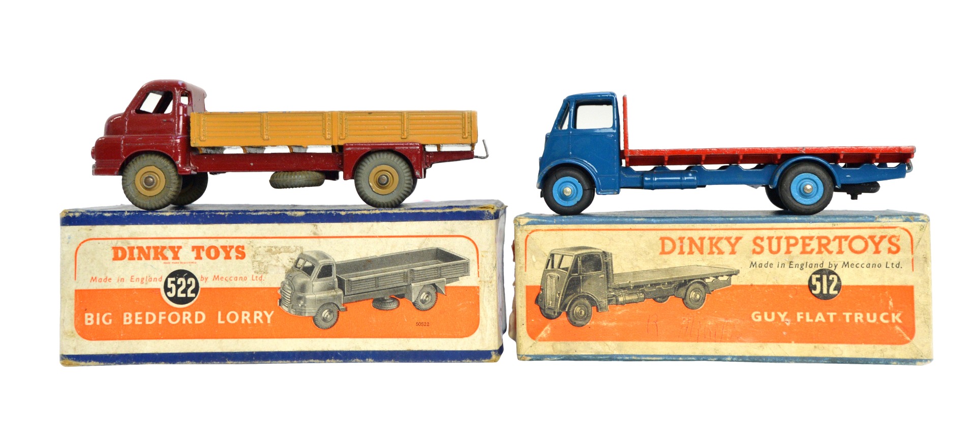 Appraisal: A Dinky Big Bedford lorry and a Dinky Guy flat