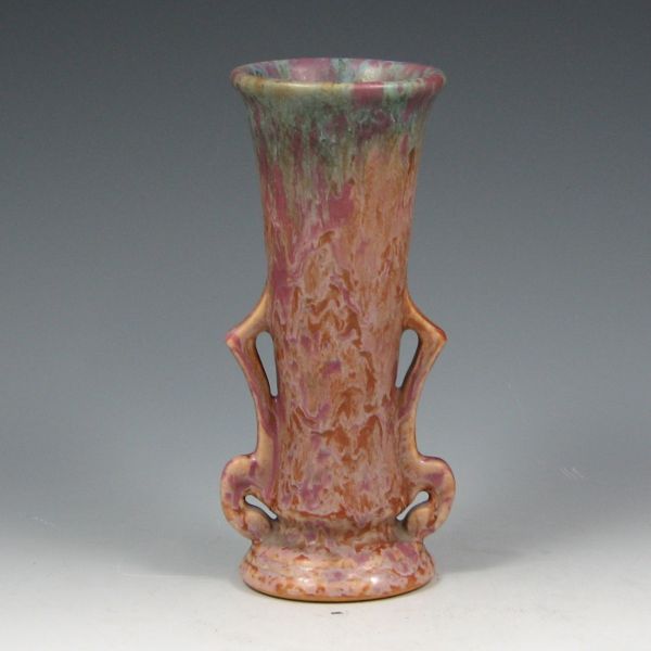 Appraisal: Roseville Carnelian II - vase with excellent glaze Unmarked Mint