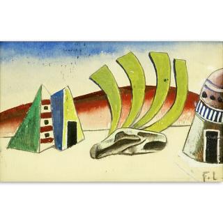 Appraisal: Fernand L ger French - Gouache on Paper circa Project