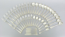 Appraisal: Tiffany Co Persian Sterling Silver Flatware Incomplete service includes five