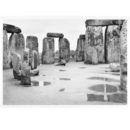 Appraisal: CAPONIGRO PAUL b Untitled Within Circle Looking East Stonehenge Estimate