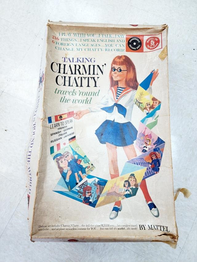 Appraisal: Vintage s Mattel Talking Charmin Chatty Doll in original box