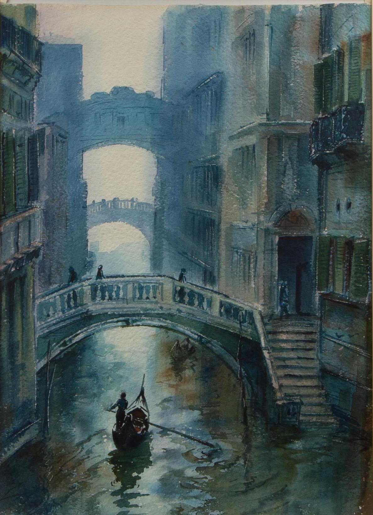 Appraisal: ASTERIO PASCOLINI VENICE WATERCOLOR Asterio Pascolini Italian-American - Watercolor on