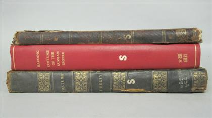 Appraisal: vols th Century Color Plate Books on Costume Costume of