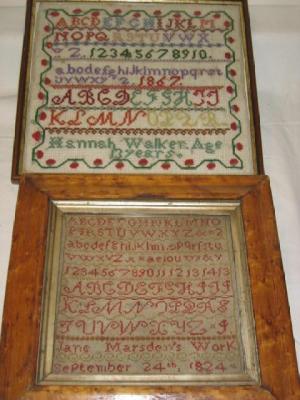 Appraisal: AN ALPHABET SAMPLER by Jane Marsden dated September th x