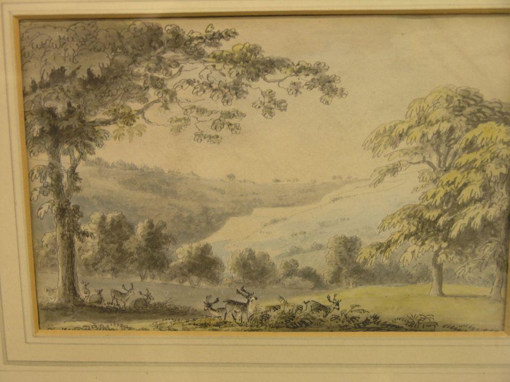 Appraisal: Anthony Devis - watercolour - entitled verso 'In Albury Park