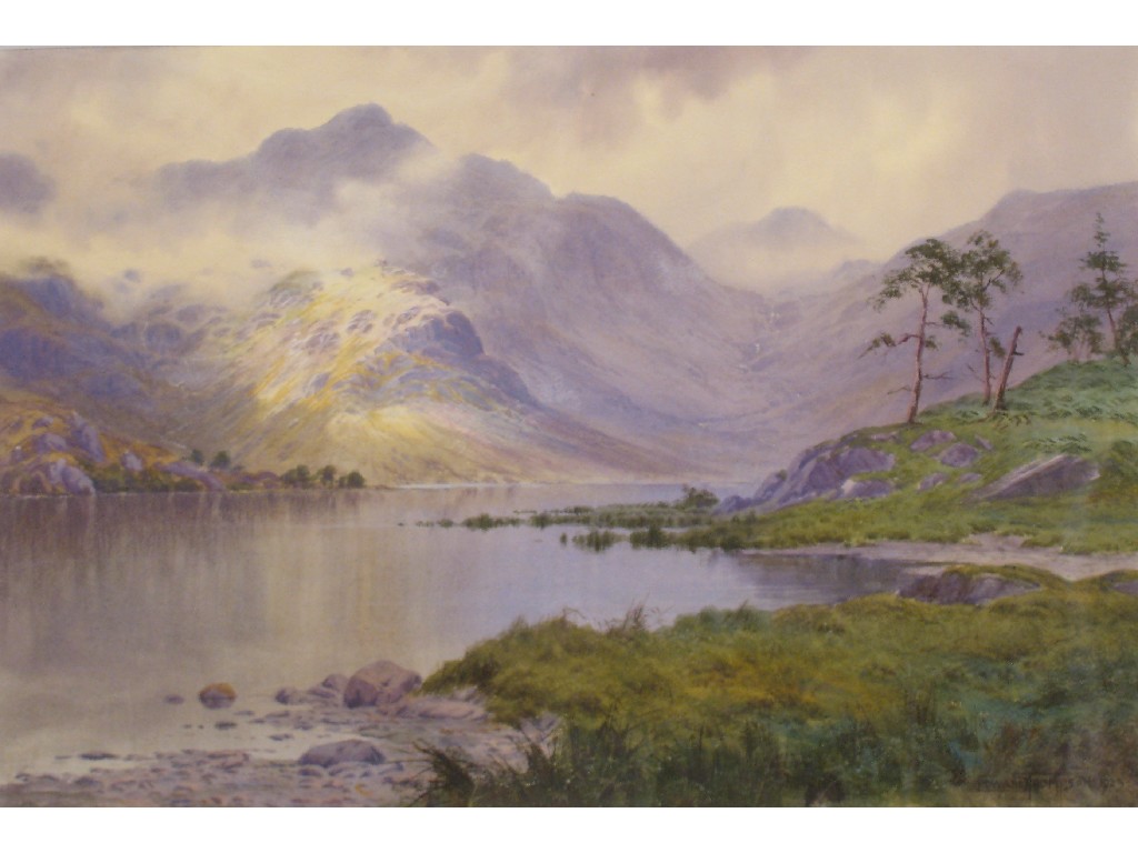 Appraisal: EDWARD HORACE THOMPSON A Passing Gleam Ullswater signed and dated