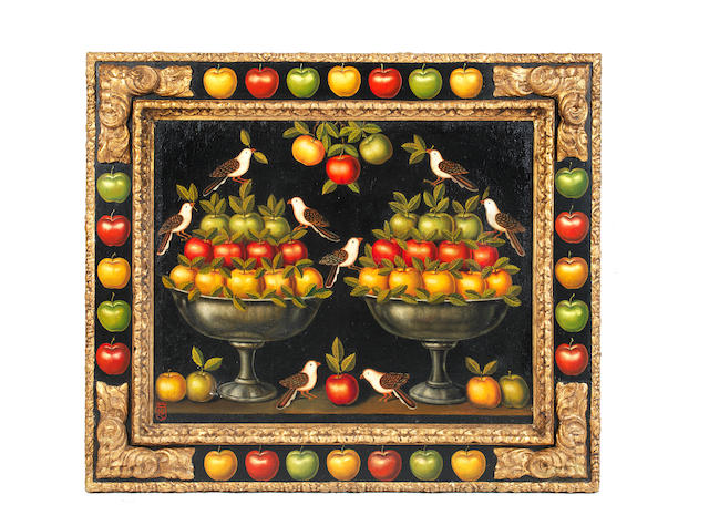 Appraisal: Studio of Miguel Canals th century A decorative still life