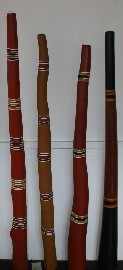 Appraisal: Djalu Gurruwiwi yidaki didgeridoo ochre on wood together with a