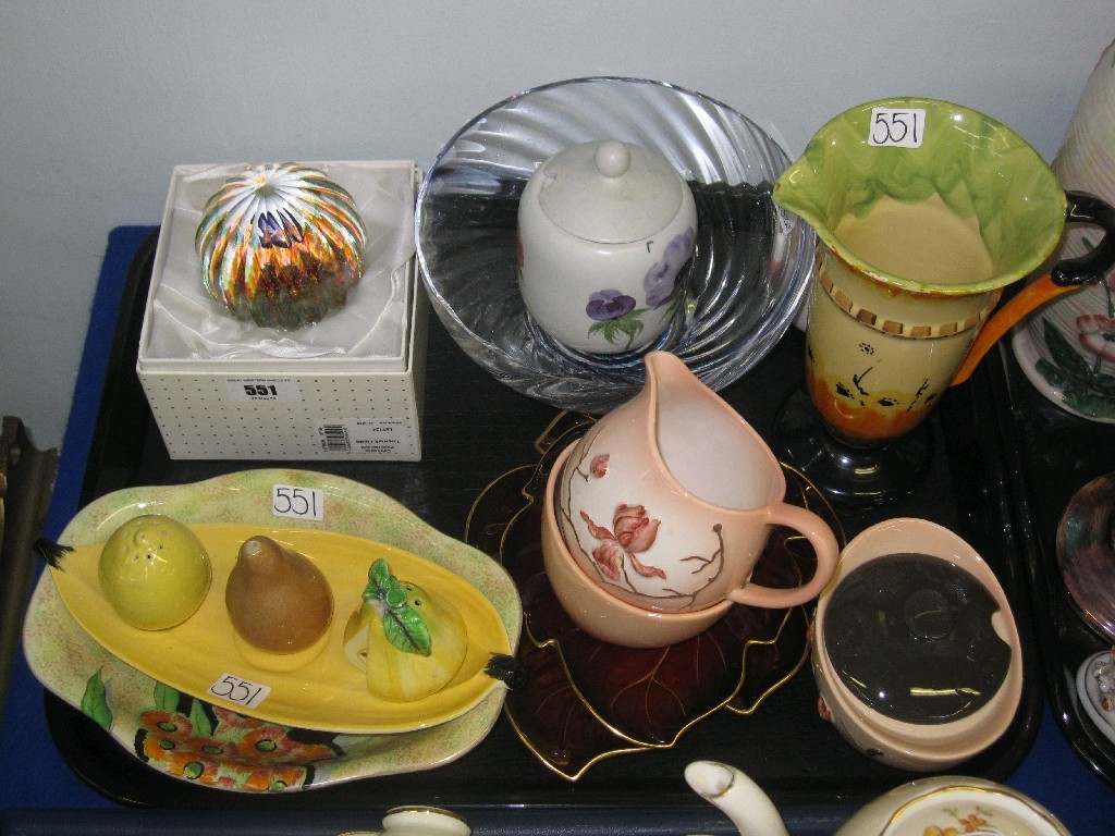 Appraisal: Tray lot comprising assorted Carlton Ware Caithness paperweights etc