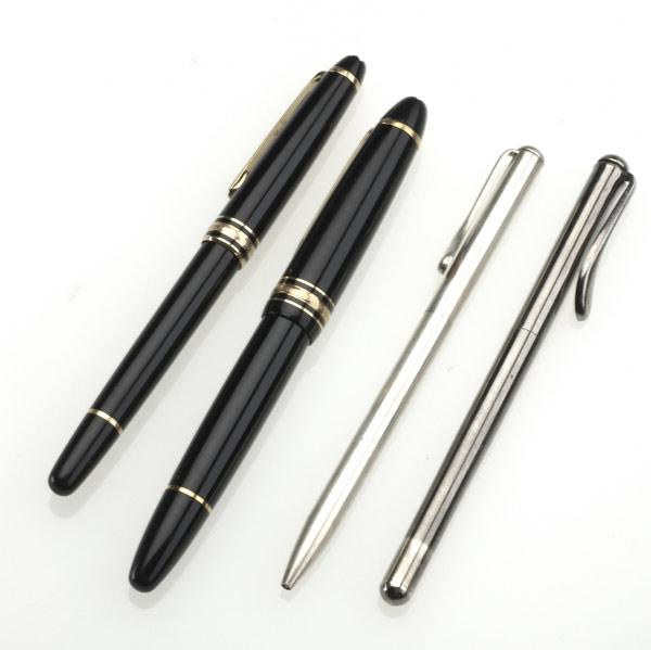 Appraisal: TIFFANY MONTBLANC Two pen sets Elsa Peretti for Tiffany Co