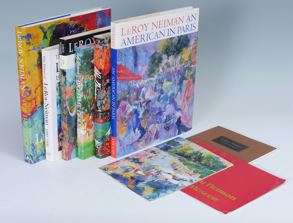 Appraisal: LEROY NEIMAN ART BOOKS SIGNED Titles include ''LeRoy Neiman Five