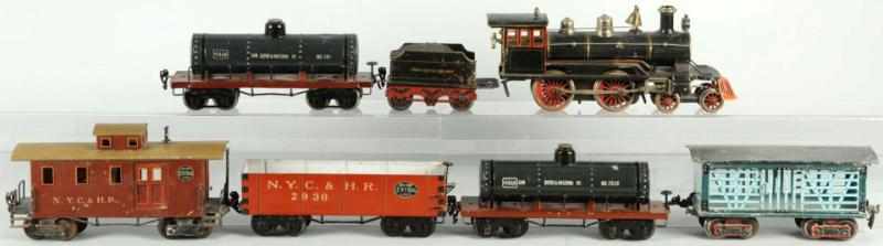 Appraisal: Marklin -Gauge Freight Train Set German Includes steam-type American outline