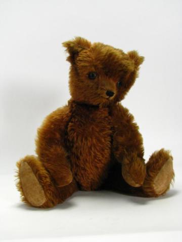 Appraisal: Two Vintage Jointed Teddy Bears including one mohair with padded