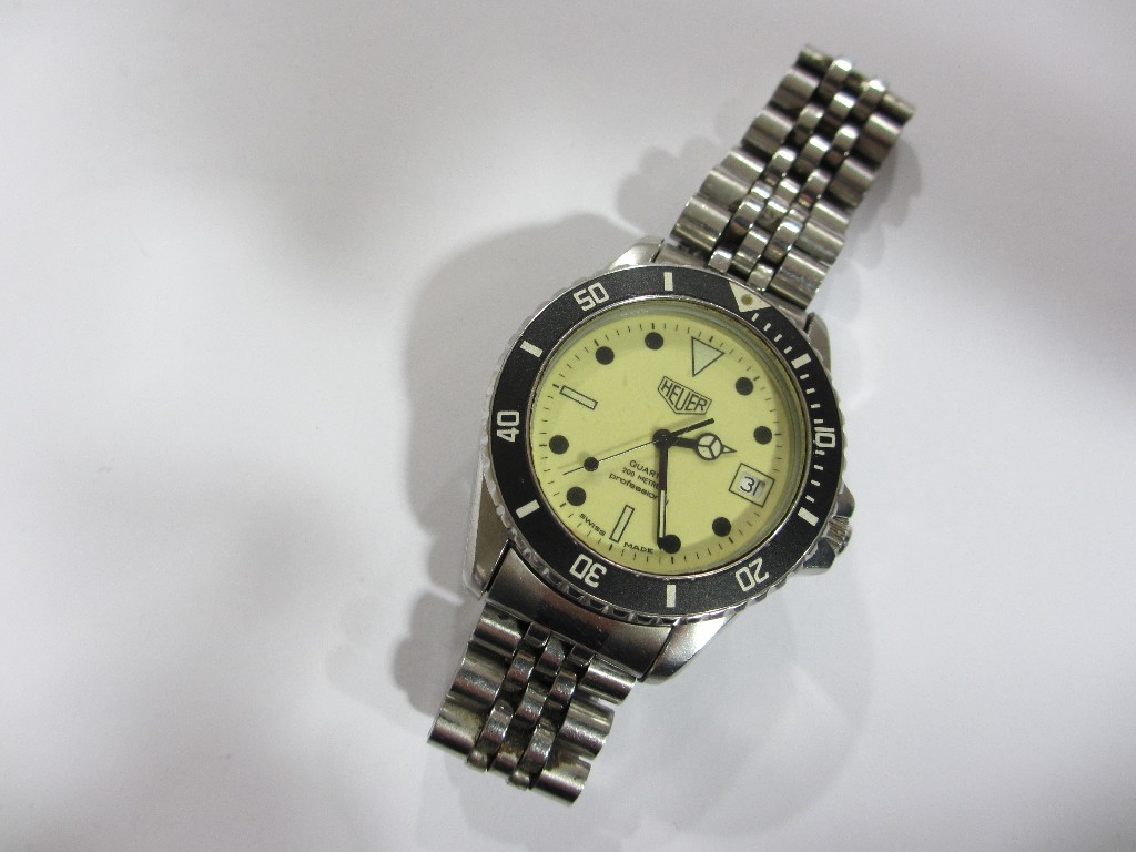 Appraisal: Gents stainless steel Tag Heuer Meters divers watch with luminous