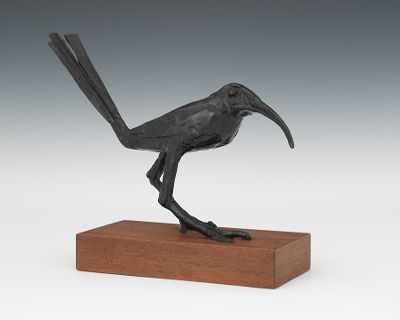 Appraisal: William Mozart McVey American - Shore Bird Bronze sculpture of