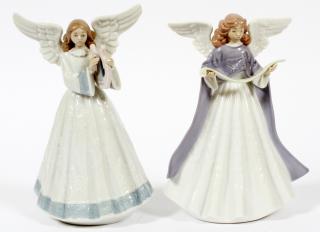 Appraisal: LLADRO PORCELAIN FIGURINES TWO LLADRO PORCELAIN FIGURINES TWO H ANGEL