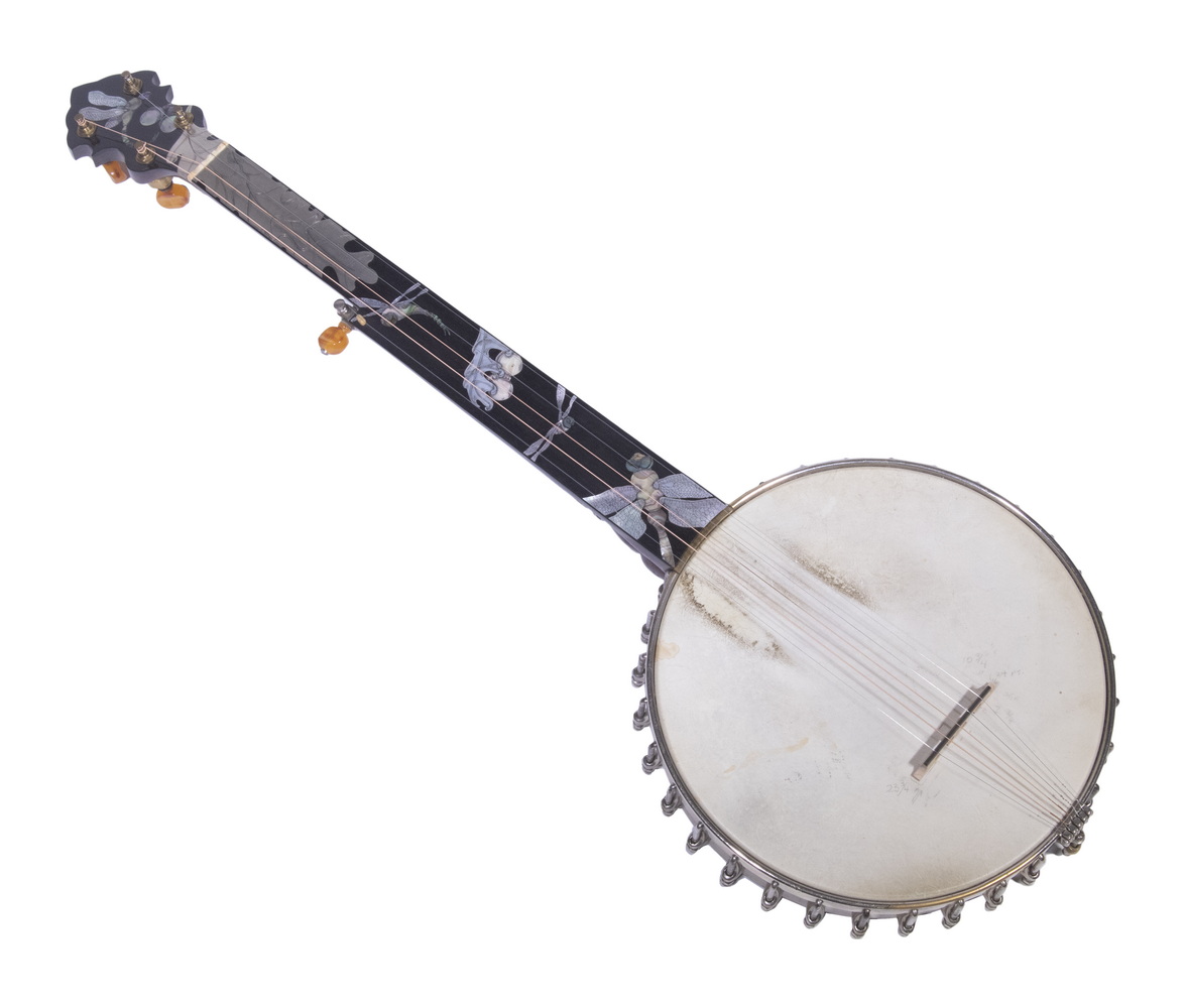 Appraisal: R M ANDERSON BANJO -String Fretless Conversion Banjo sn the