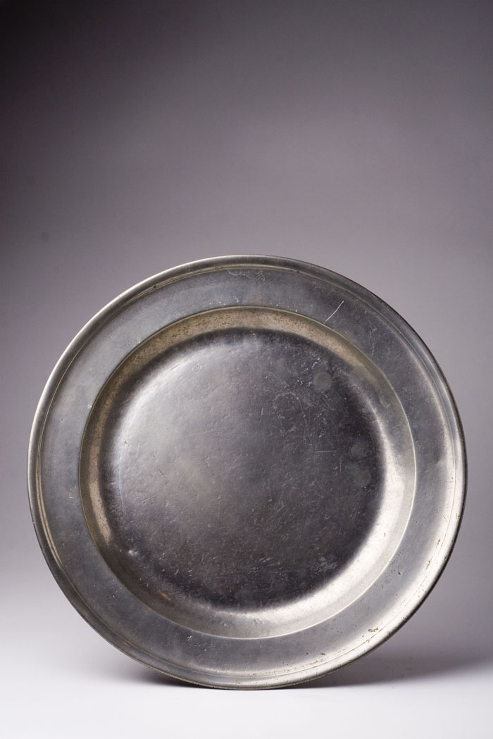 Appraisal: PEWTER DISH JOSEPH LEDDEL SR CIRCA - OR JOSEPH LEDDEL