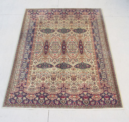 Appraisal: HAND TIED IRANIAN CARPET Approx ' x ' rich color