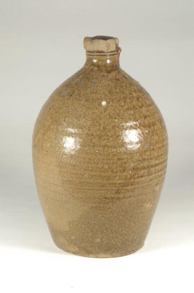 Appraisal: Signed TR for Thomas Ritchie Alkaline glazed stoneware jug H