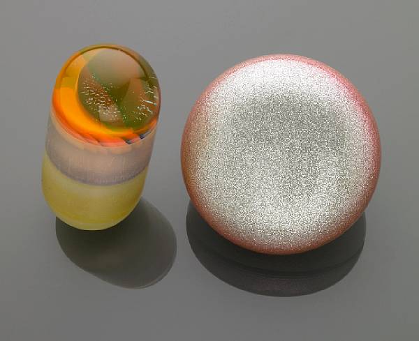 Appraisal: Terry O'Shea American circa Yo-Yo Pill acrylic glitter and resin