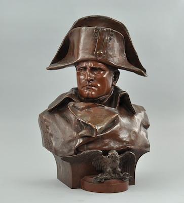 Appraisal: Renzo Colombo Italian - Bust of Napoleon Cast bronze with