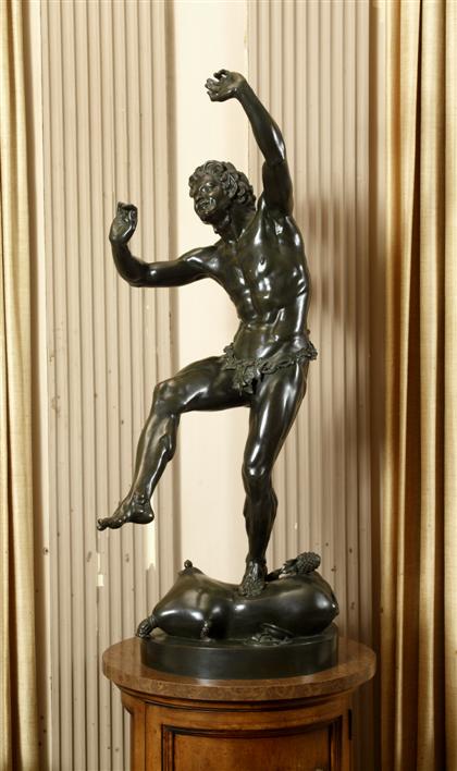 Appraisal: Eugene-Louis Lequesne French - dancing faun