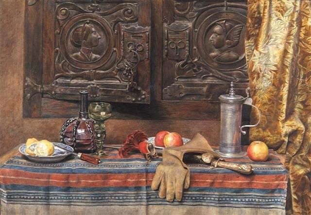 Appraisal: LATE TH CENTURY ENGLISH SCHOOL - An extensive still life