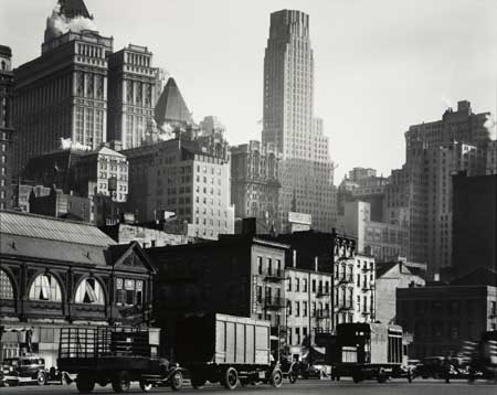 Appraisal: ABBOTT BERENICE - West Street Silver print inches x cm