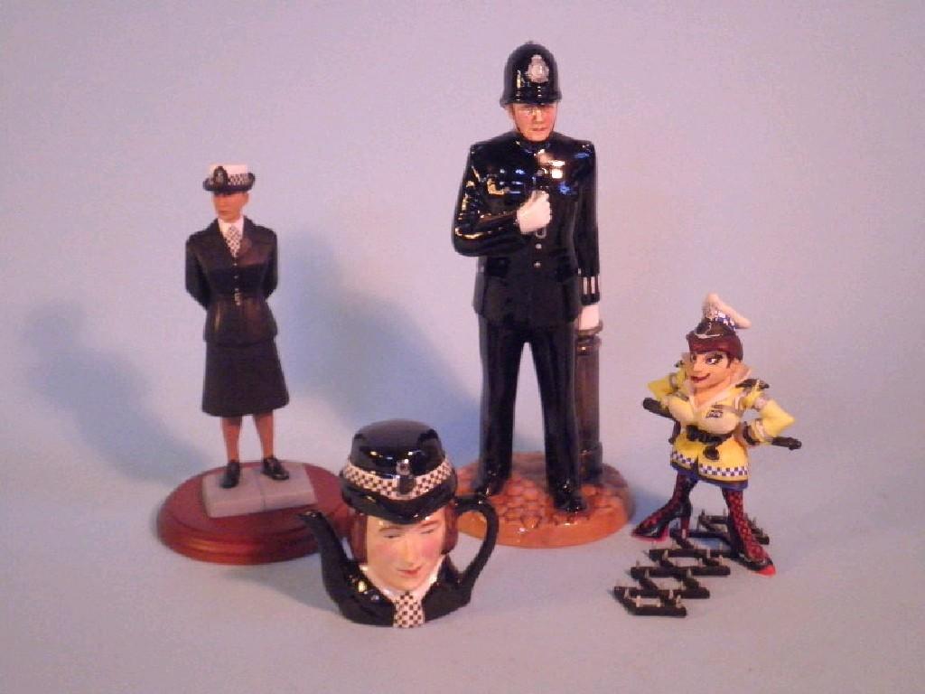 Appraisal: A Royal Doulton figure of a policeman and other police