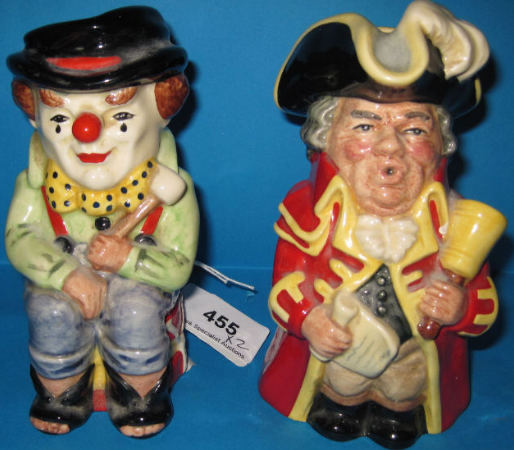 Appraisal: Royal Doulton small Toby jugs Town Crier D And The