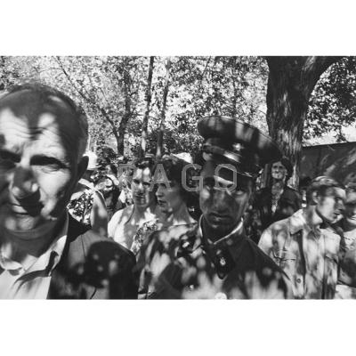 Appraisal: William Klein American b Shadows Gorky Park Moscow Gelatin silver