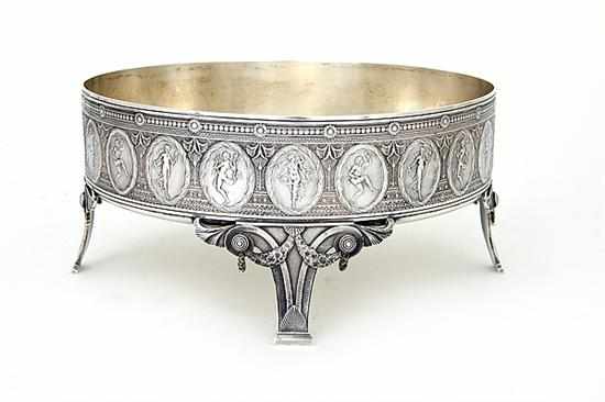 Appraisal: Whiting sterling footed centerpiece New York circa ornate Neoclassical straight