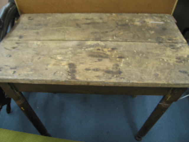 Appraisal: Antique Pine Work Table