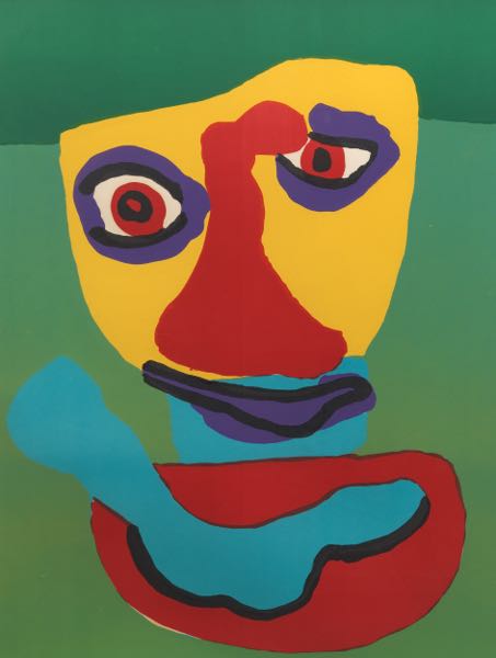 Appraisal: KAREL APPEL DUTCH - x image What are they Waiting