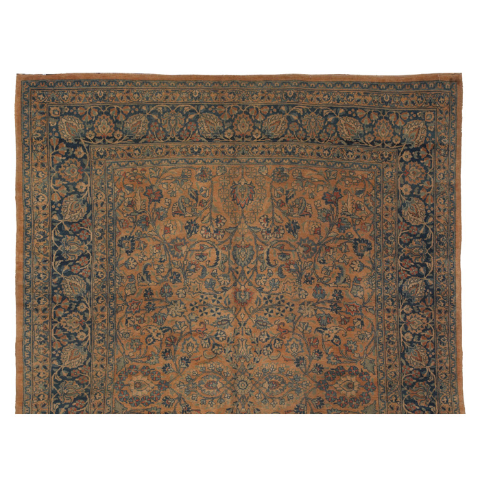 Appraisal: Northwest Persian rug c floral motif on a tan field