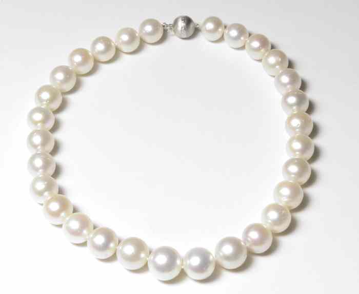 Appraisal: PRINCESS LENGTH SOUTH SEA PEARL NECKLACE - '' in length