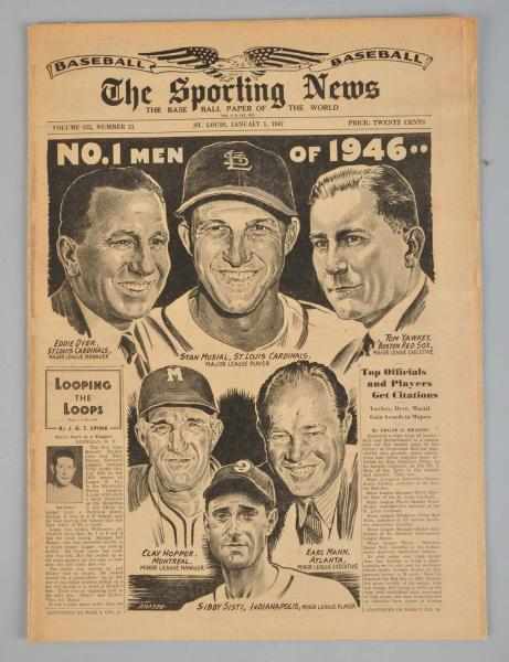 Appraisal: Lot of The Sporting News Newspapers Description Complete run from