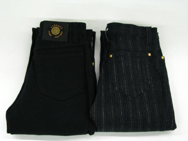 Appraisal: Lot of two pairs of Versace pants Versace Jeans Signature