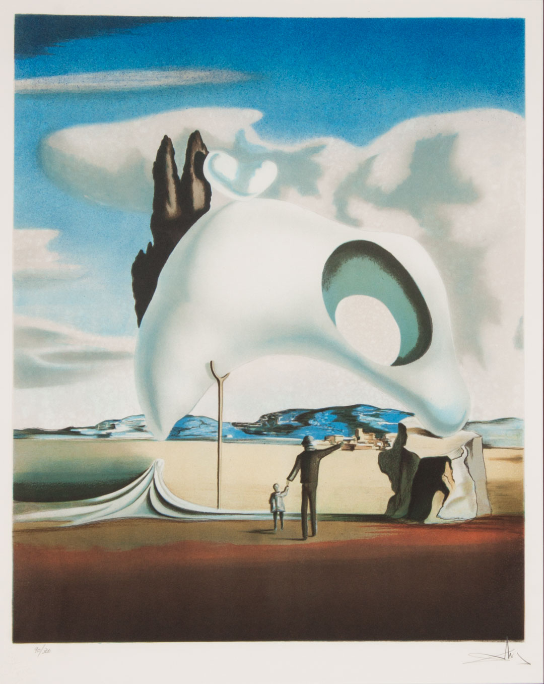 Appraisal: Salvador Dali Atavistic lithograph Spanish - Atavistic Vestiges After the