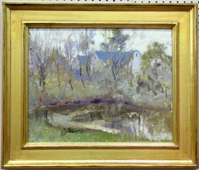 Appraisal: Robert Eberle IN x Oil on Linen Signed Lower Right