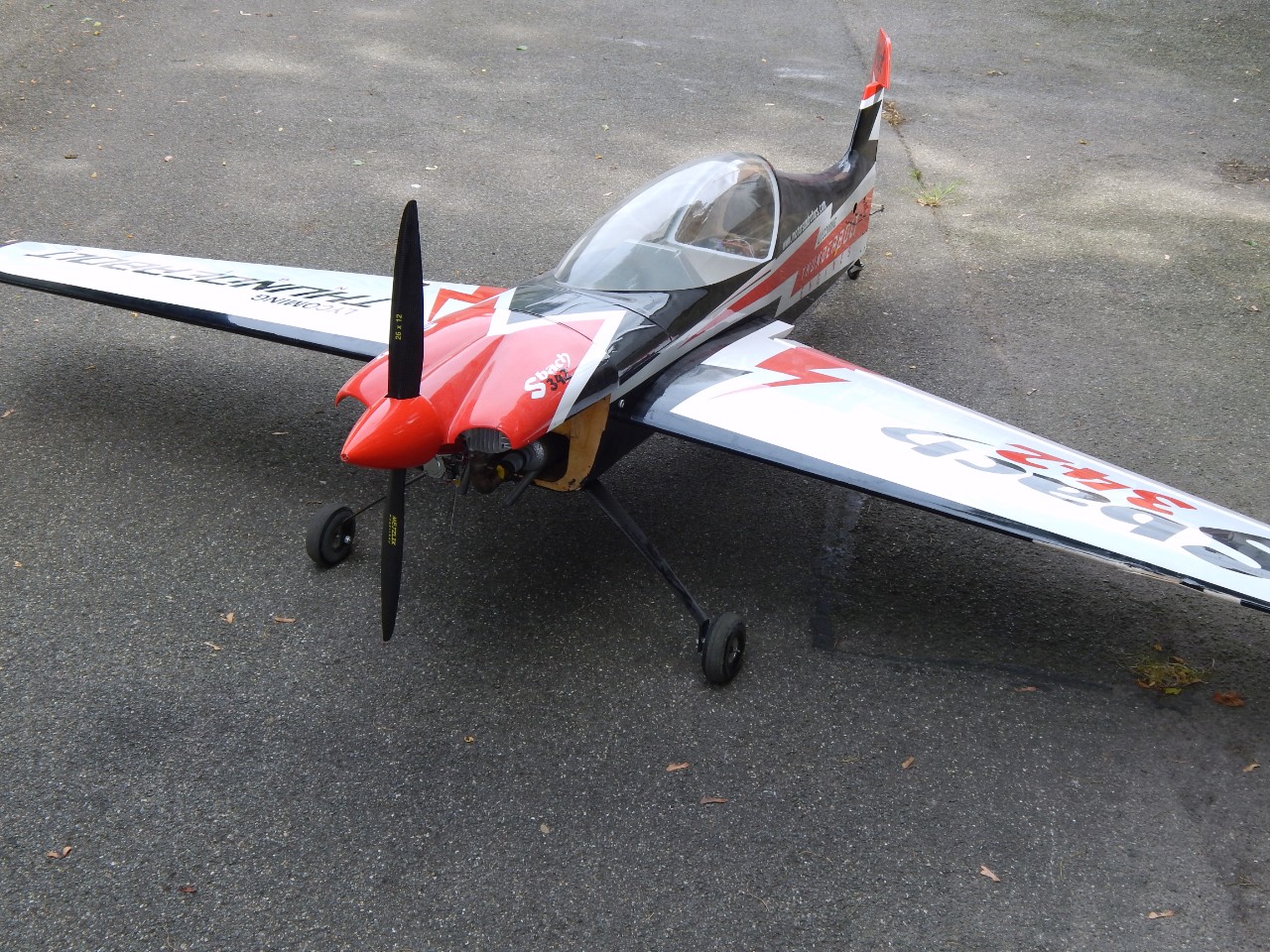 Appraisal: A Pilot R C scale Sbach Thunderbolt remote controlled plane