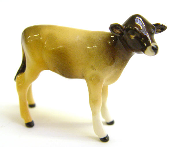 Appraisal: Hand painted Beswick calf printed factory mark to underside cm