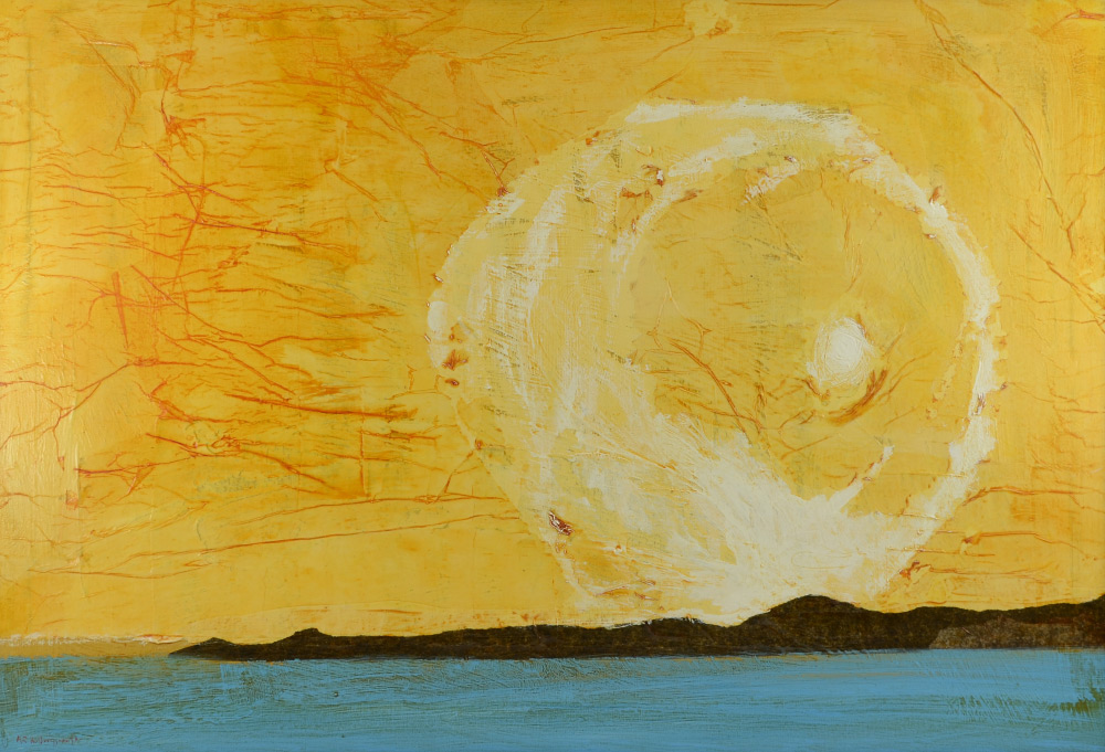 Appraisal: HOLLINGSWORTH Alvin C American - Abstract Composition Titled '' Sunscape''