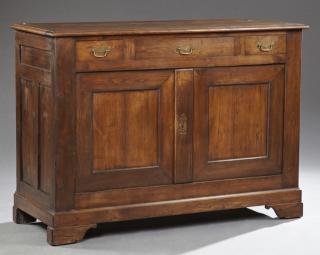 Appraisal: Louis Philippe Style Carved Oak Sideboard late Louis Philippe Style