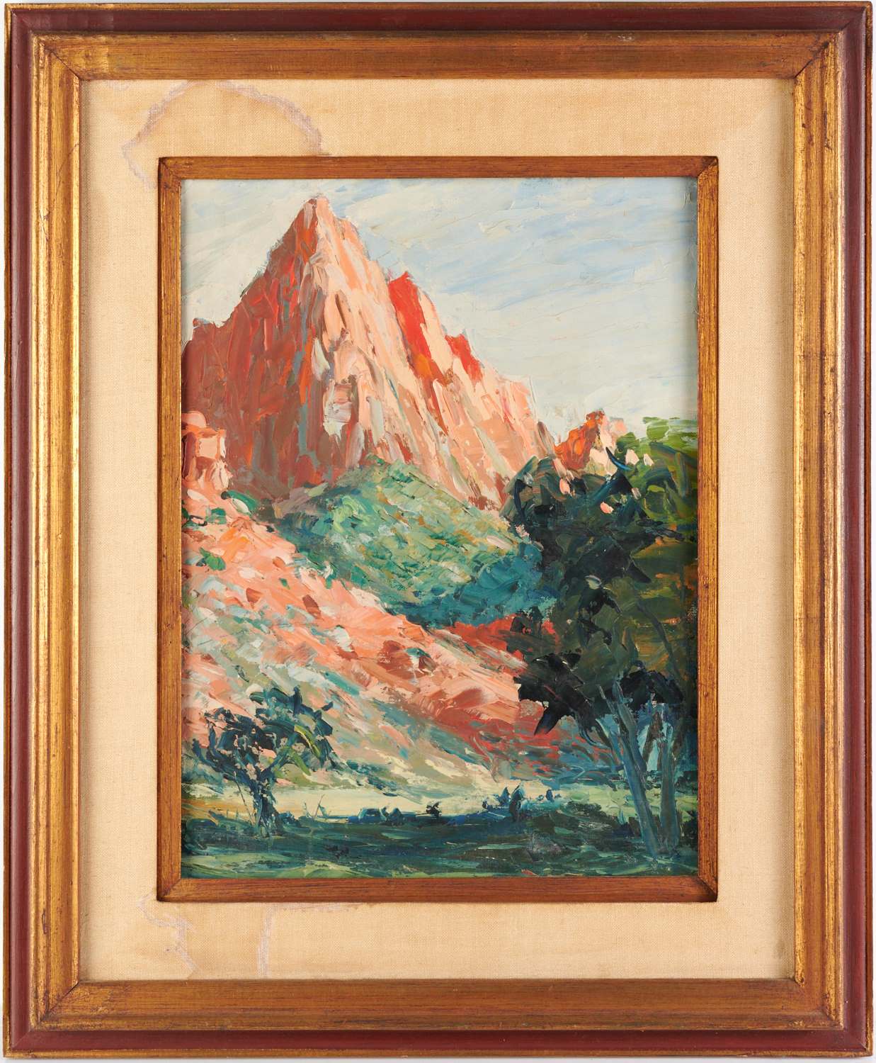 Appraisal: STEPHEN NAEGLE ZION NATIONAL PARK PAINTING Stephen Howard Naegle American